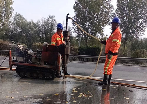 仁化高速公路下沉注浆加固